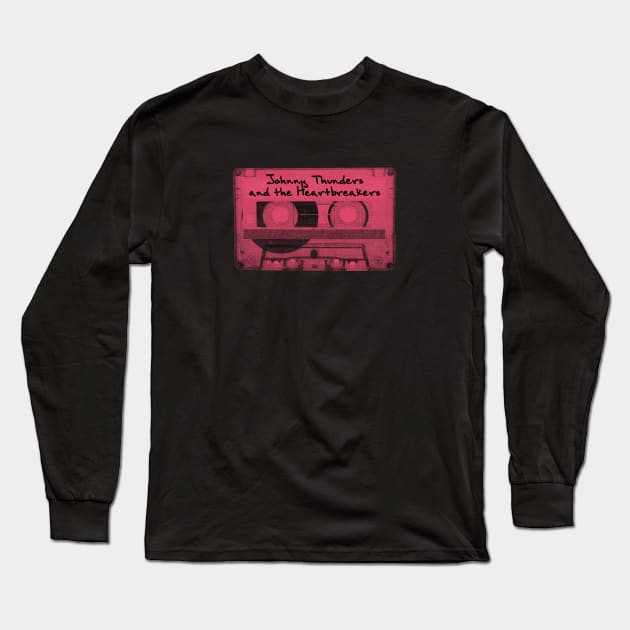 Johnny Thunder & The Heart Breakers Cassette Tape Vintage Long Sleeve T-Shirt by car lovers in usa